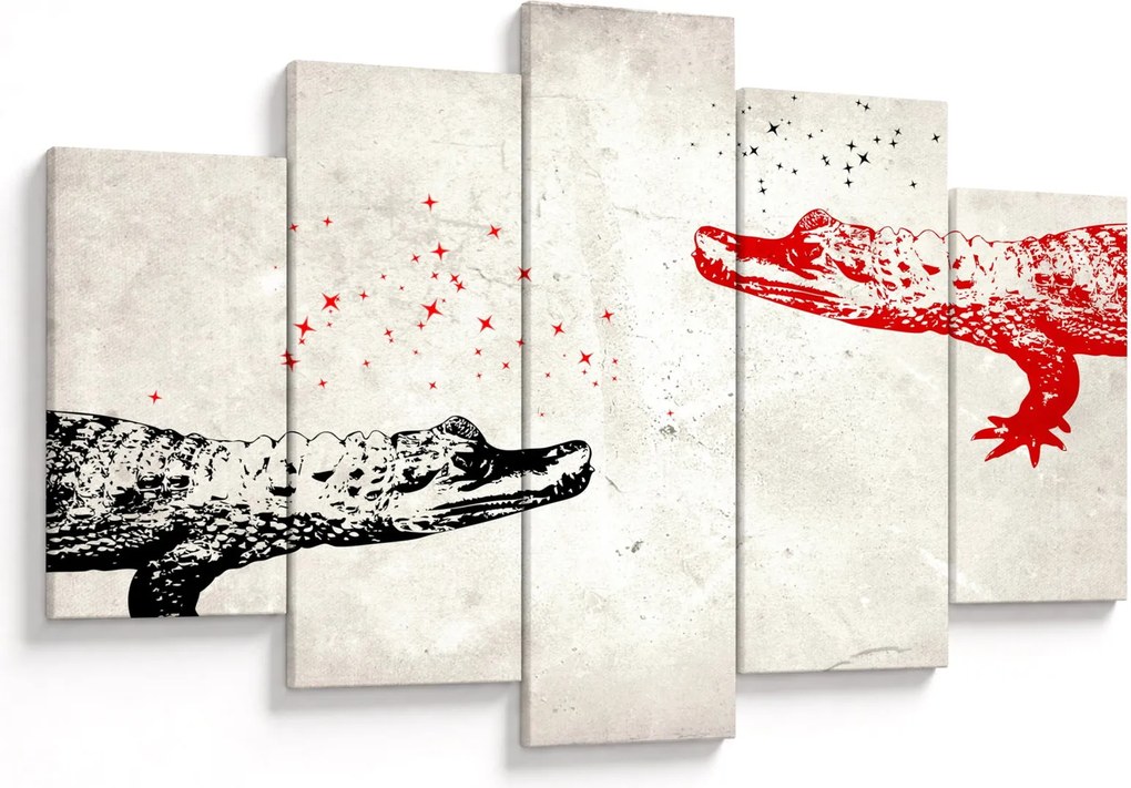 Tablou - Crocodili (150x105 cm)
