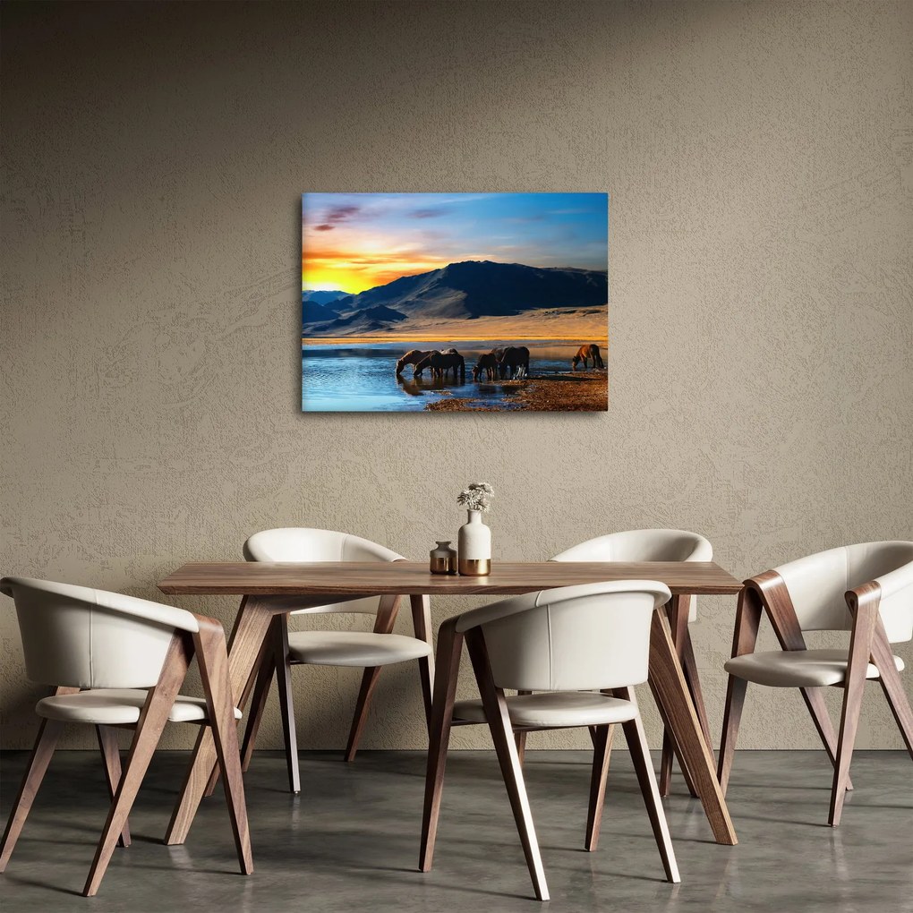 Tablou - Alimentarea cu energie electrică (70x50 cm)