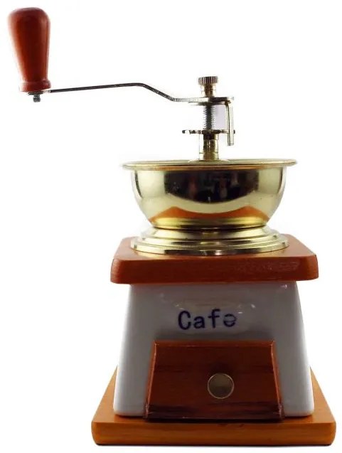 Râșniță de cafea din ceramica in stil retro, 20x10x10 cm