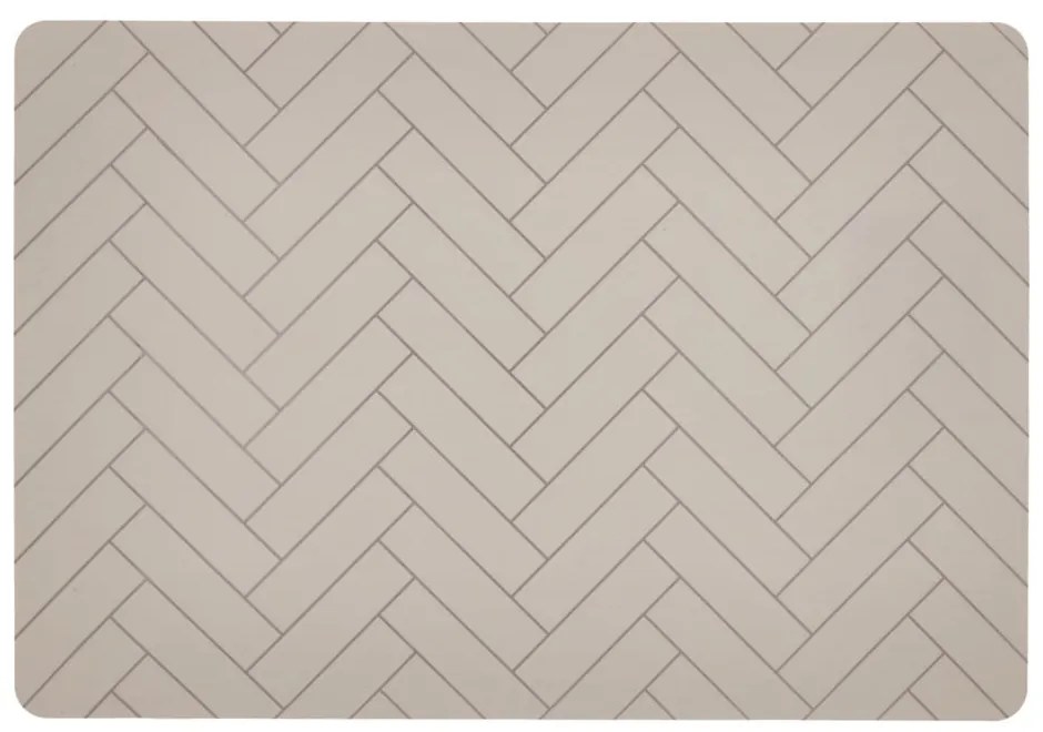 Suport din silicon pentru farfurie Södahl Tiles, 33 x 48 cm, bej