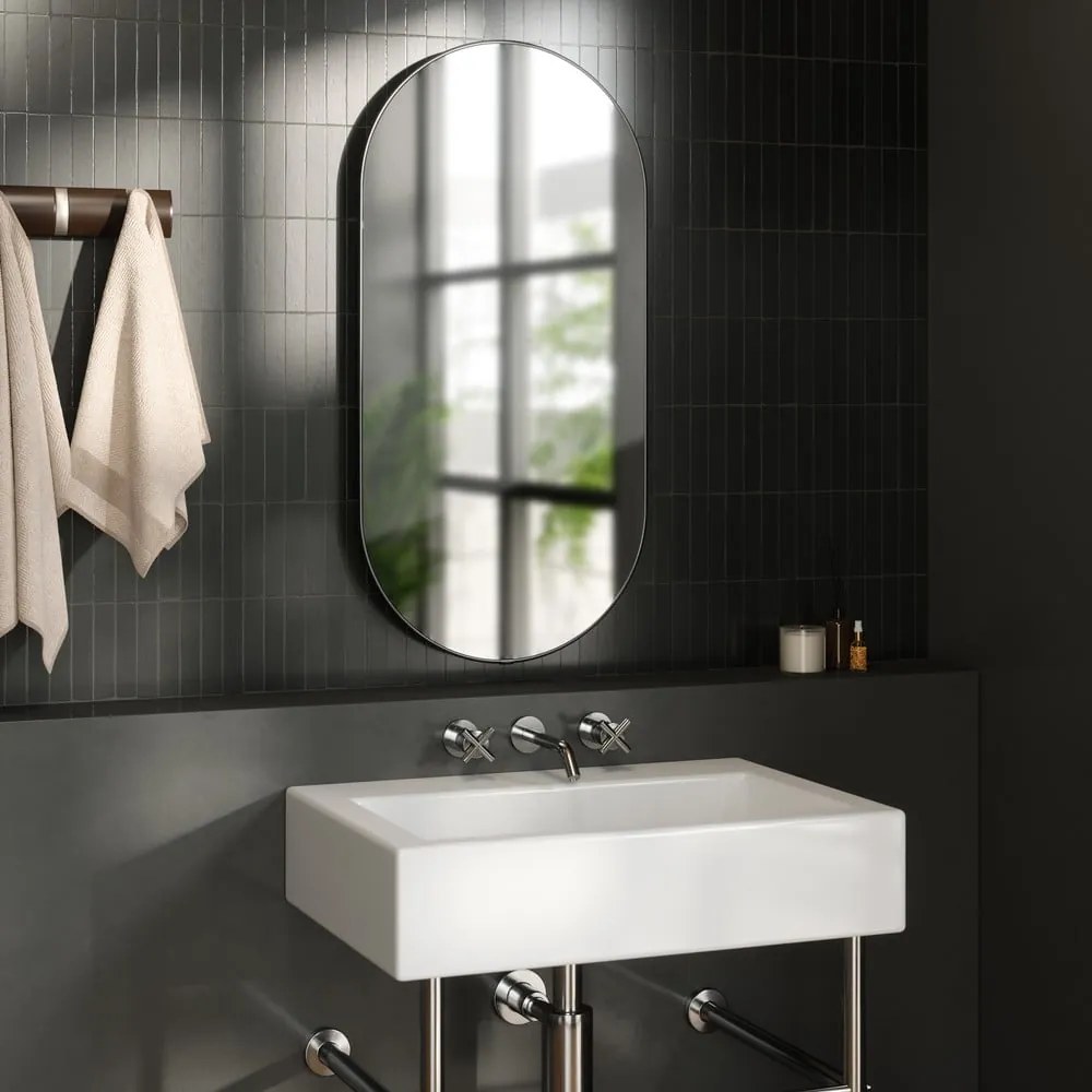 Oglindă de perete 46x91 cm Hubba – Umbra