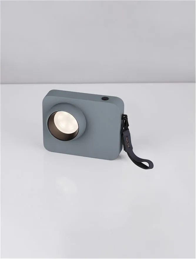 Lampa de masa LED portabila KEDROS gri