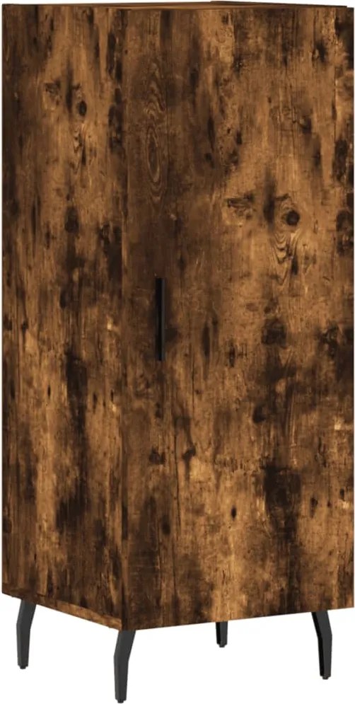 vidaXL Servantă, stejar fumuriu, 34,5x34x90 cm, lemn compozit