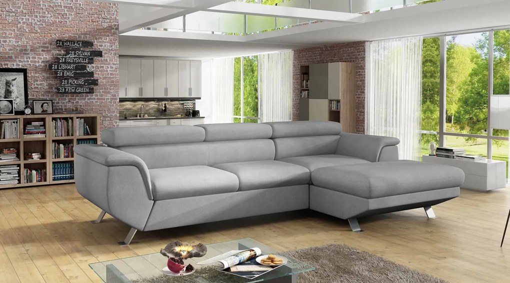 Coltar living extensibil Phoenix Mini pe dreapta – L276 x l174 x h96 cm