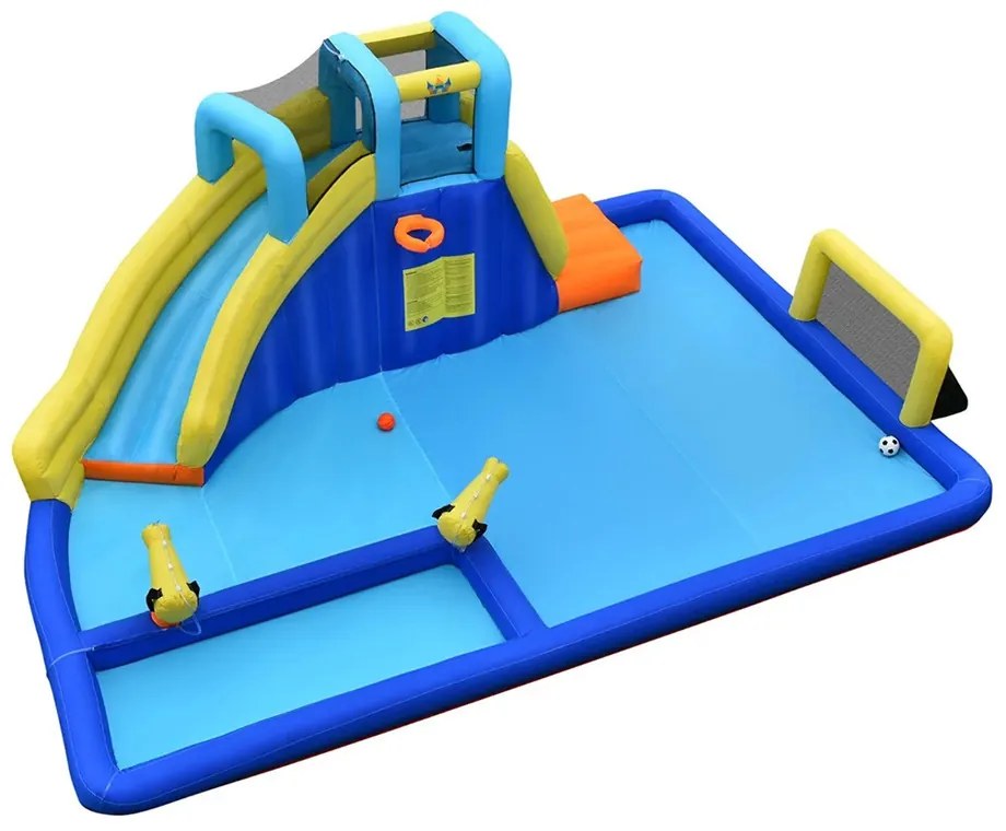 Parc de Distracție Inflatable cu Apă și Teren de Fotbal