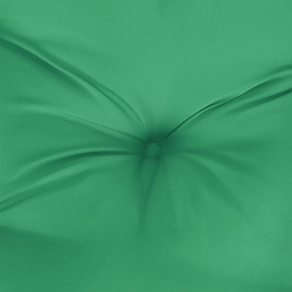 Perne de scaun, 2 buc., verde, 40 x 40 x 7 cm, textil 2, Verde, 40 x 40 x 7 cm