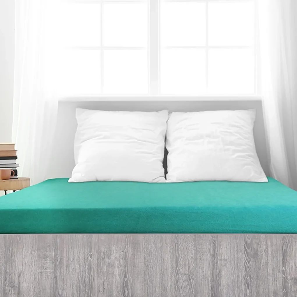 Cearșaf de pat 4Home de frotir Ideal verde turcoaz , 200 x 200 cm, 200 x 200 cm