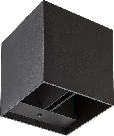 Aplica de perete iluminat exterior ambiental IP54 Solin negru