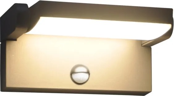 Aplică LED de exterior cu senzor Brilagi ANKLE LED/18W/230V 3000K IP65