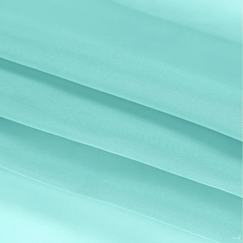 Perdea AmeliaHome Voile Eyelets, 160 x 300 cm, turcoaz