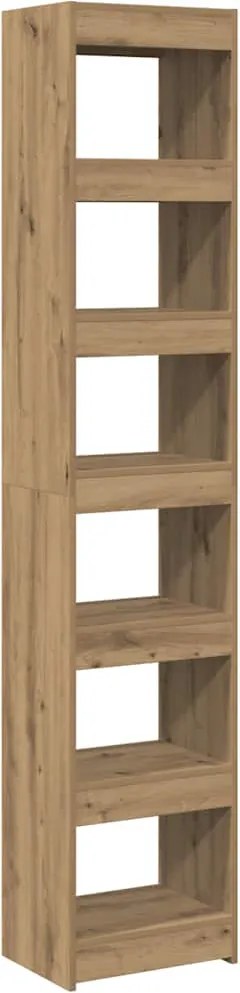 vidaXL Dulap cu cărți/Separator de cameră Stejar Artisan 40x30x198 cm