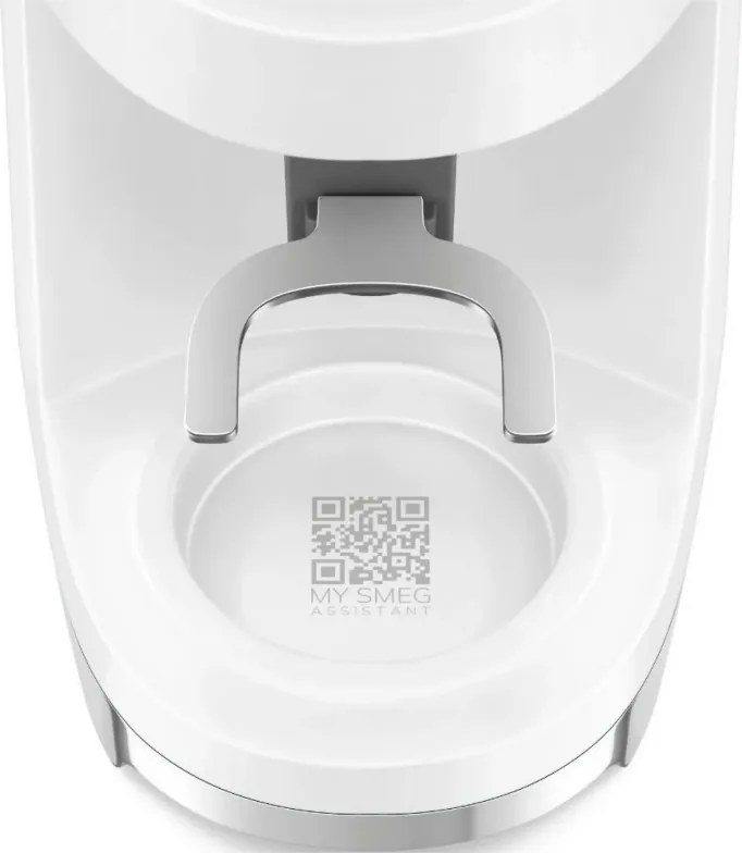 Rasnita de cafea Smeg CGF03WHEU, 150 W, 240 g, Sistem de rotire si blocare, Functie manuala, Alb