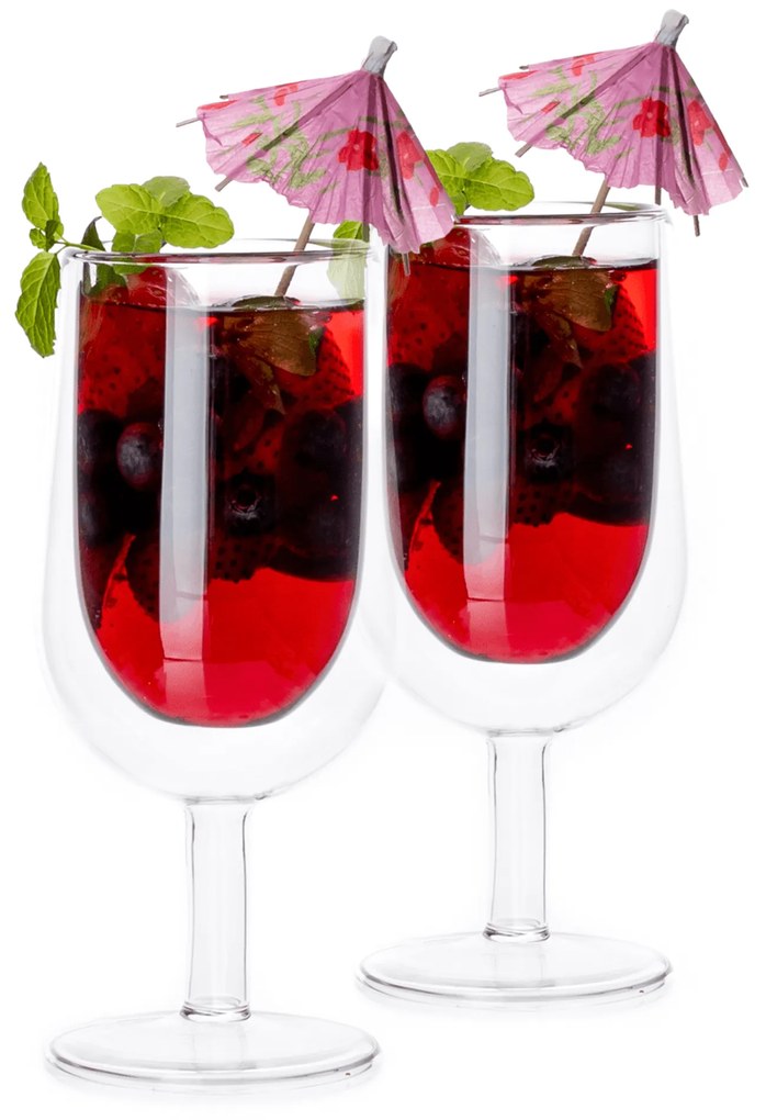 Pahar termic pentru vin, bere şi sucuri, 2 buc., 255 ml, HOTCOLDER TIP 25