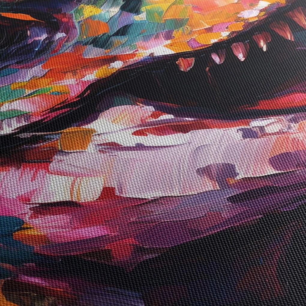 Tablou - Dinozaur, pictură (120x50 cm)