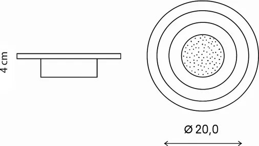 Brilagi - Plafonieră LED MODERN MINI LED/29W/230V 3000/4000/6000K