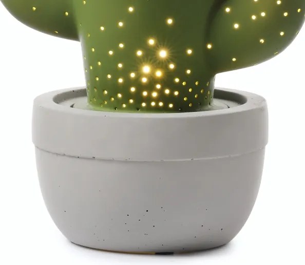 ONLI - Lampă de masă PORCELLANA 1xE14/6W/230V 27 cm cactus