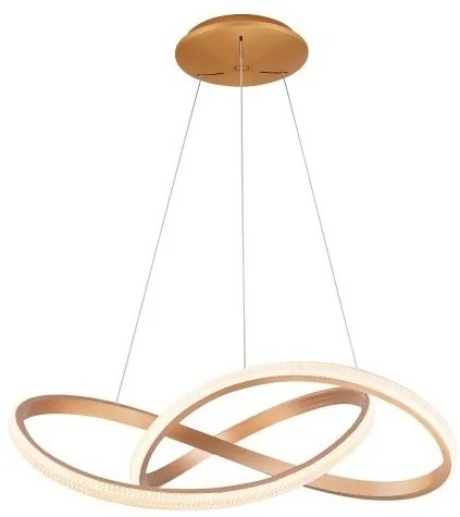 Lustra LED cu telecomanda design modern INFINITY 80 CCT GO