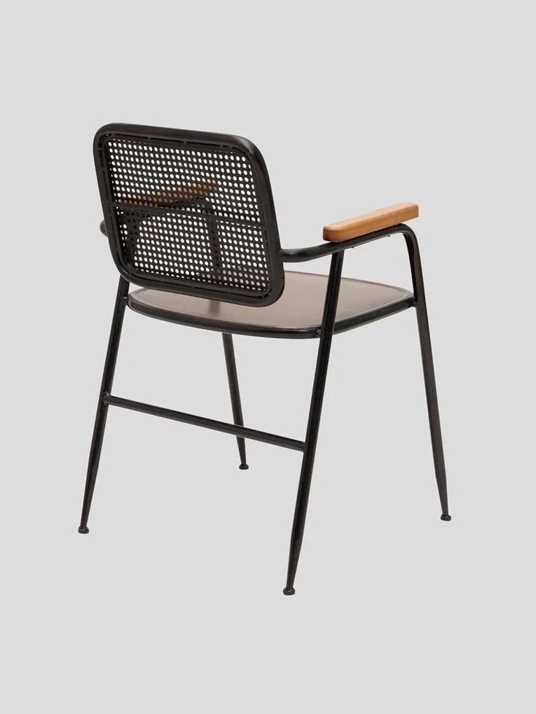 Scaun dining multicolor din metal Jerrie