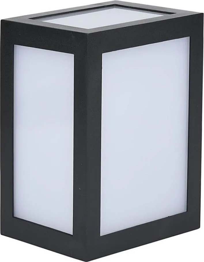 Aplica LED de perete pentru exterior, 12W, 230V, 4000K, IP65, neagră