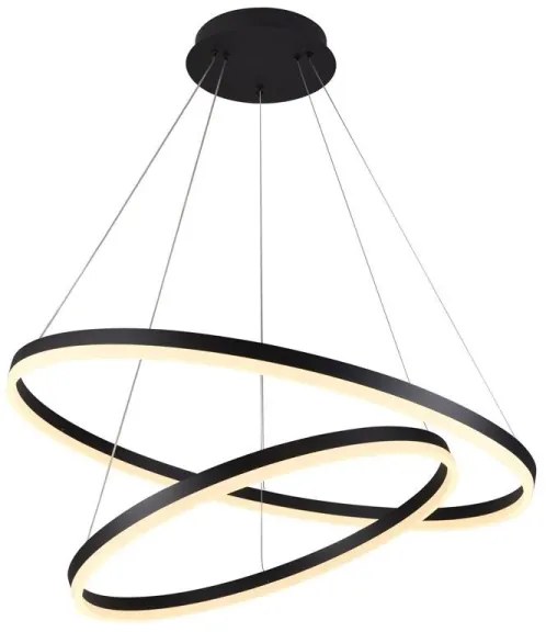 Lustră LED dimabilă pe cablu LED/100W/230V 3000-6500K + telecomandă