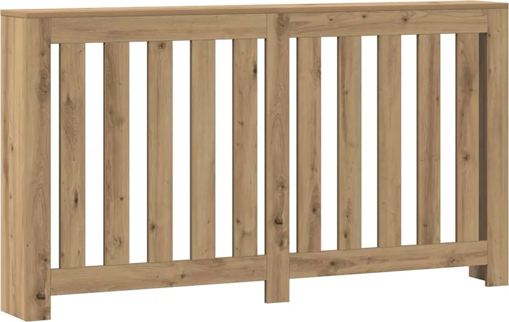 vidaXL Mască pentru calorifer stejar artizanal 149x20x82 cm lemn