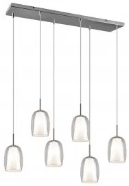 Suspensie 6 becuri E14 BARRET 317500606 Trio