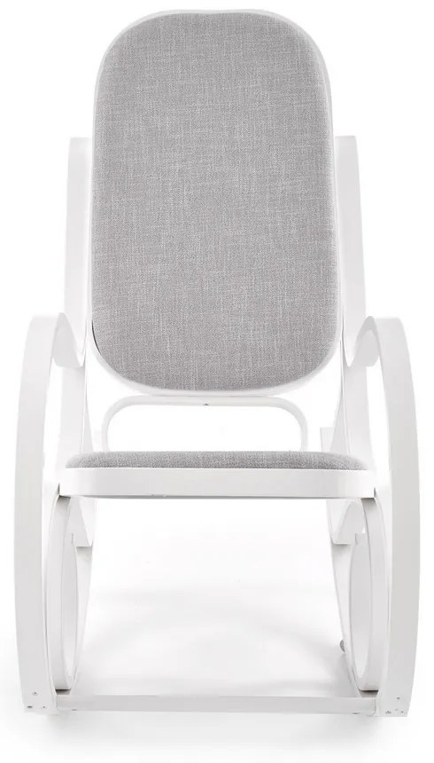 Scaun balansoar Max Plus, gri/alb