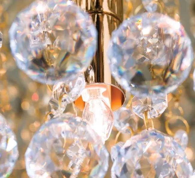 Plafoniera eleganta cristal K9 diam. 62cm Gloria DLU 2378/9/62 gold OR