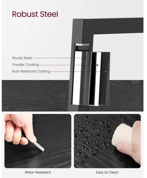 Bibliotecă NAVARO neagră