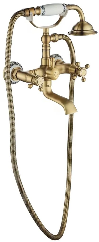 Baterie pentru cadă Rea Rustico Antique Gold