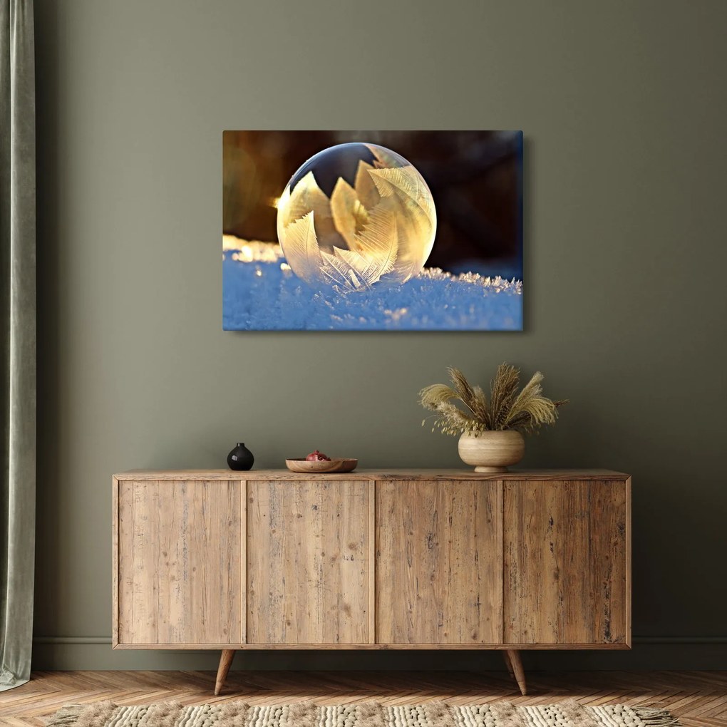 Tablou cu bulină înghețată (90x60 cm)