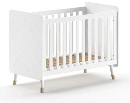 Set Mobilier Complet pentru Bebeluși, 4 Piese, Alb Satinat (Pin Masiv și MDF) – Billy – Vipack