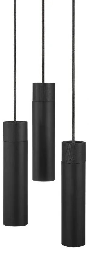 Lustra cu 3 pendule stil minimalist design nordic Tilo negru 2010473003 NL