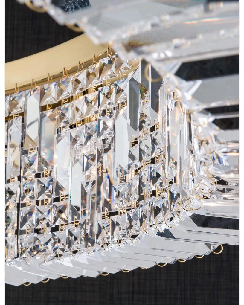 Lustra cristal Schöler design modern de lux Ring 24K 60cm gold plated