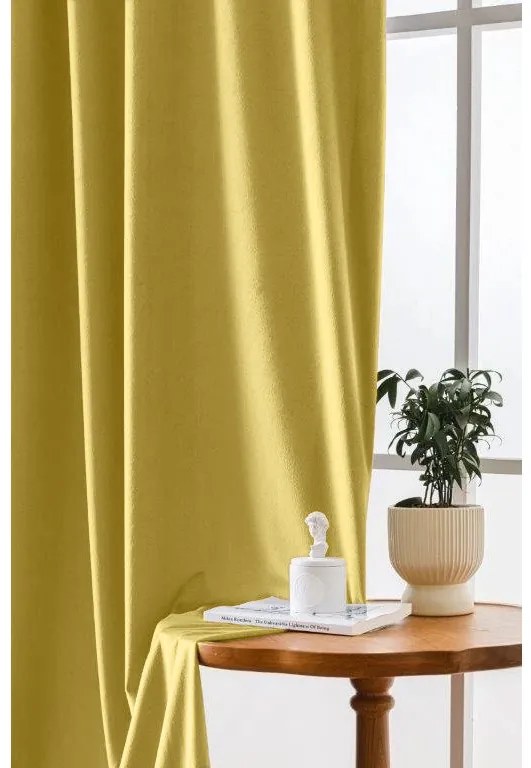 Draperie opaca VELVET 140x270 cm, mustar Agatat: Rejansa