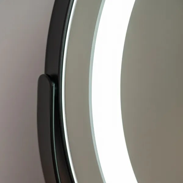 BRILAGI - Oglindă de machiaj LED cu reglaj al intensității CALIFORNIA LED/14W/230V 44x40 cm neagră