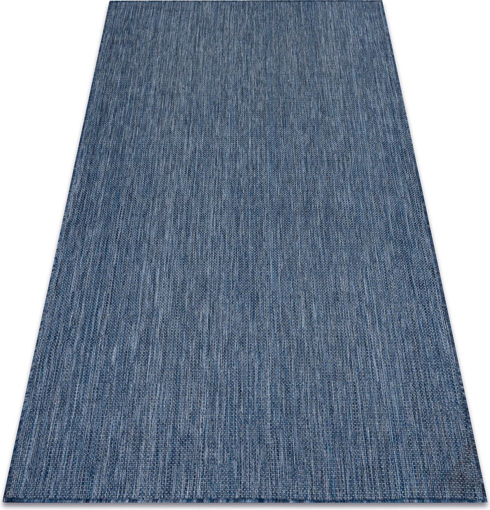 Covor SISAL SION A5165A Melanj țesute plate albastru inchis