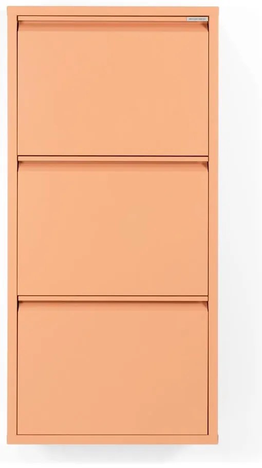 Pantofar somon cu deschidere înclinată din metal 50x103x15 cm Billy – Spinder Design