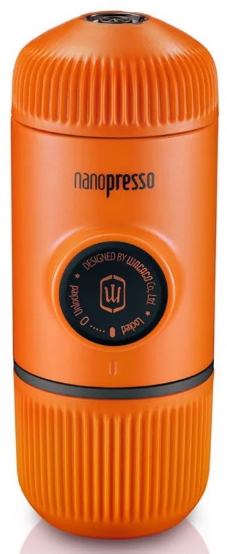 Espressor portabil Wacaco Nanopresso Orange Patrol, 18bar, 80 ml, Cafea macinata, Fara incarcare sau baterii, Portocaliu