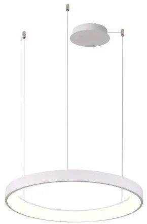 Lustra LED cu telecomanda design circular AGNES 78 DIMM CCT SWITCH WH