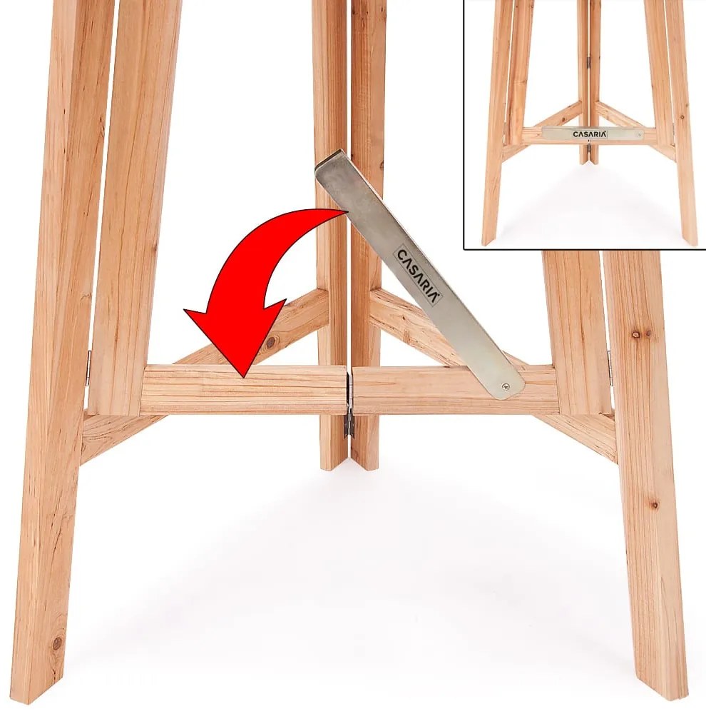 Deuba Masa de bar plianta Ø 78 cm