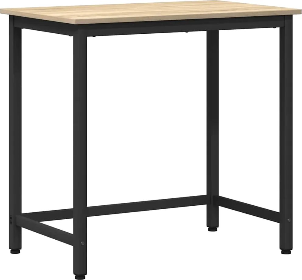 vidaXL masă Stejar Sonoma 100 x 50 x 76,5 cm Lemn ingineresc și oțel