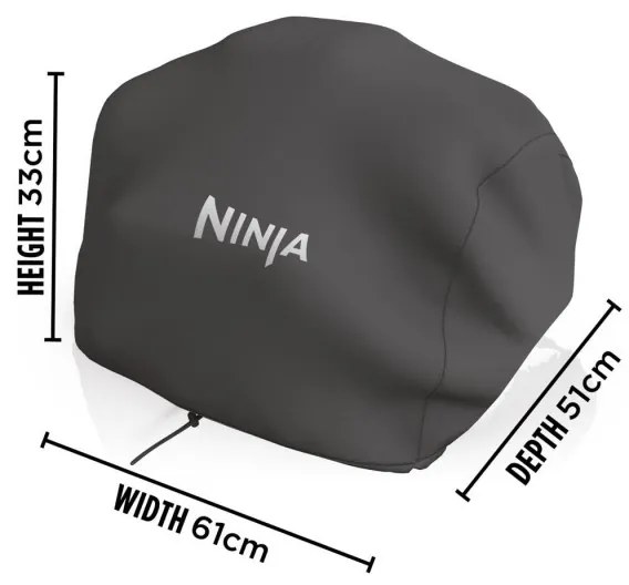 Husa pentru gratar Ninja Woodfire XL XSKOGXLCVREU, Model OG850/OG901, Impermeabil, Negru