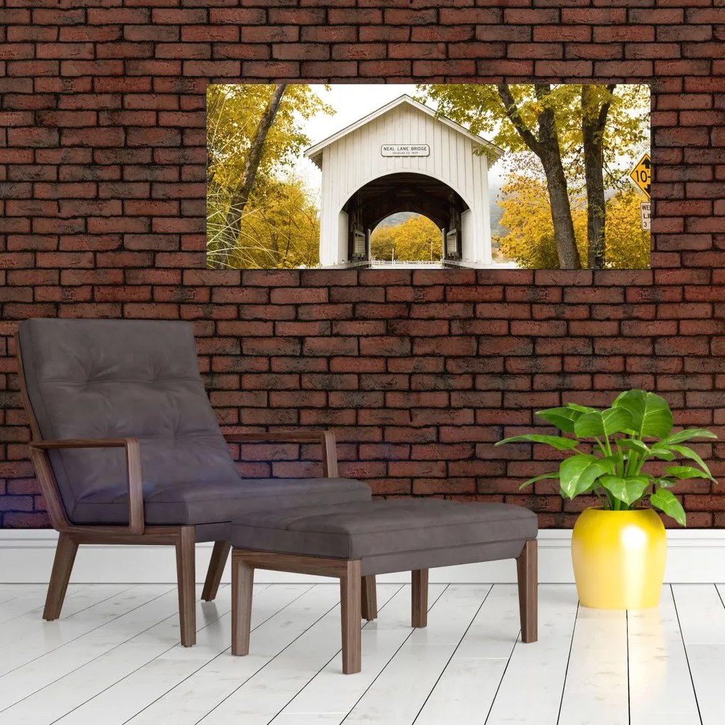 Tablou cu podul în Oregon (120x50 cm)