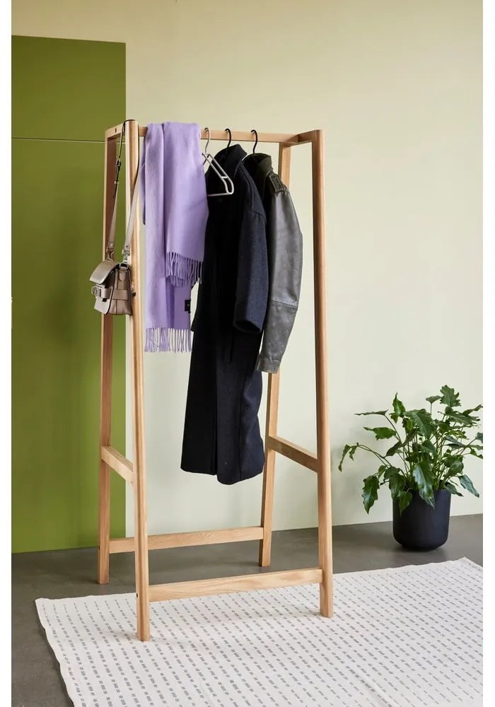 Suport pentru haine din lemn de stejar Acorn – Hübsch