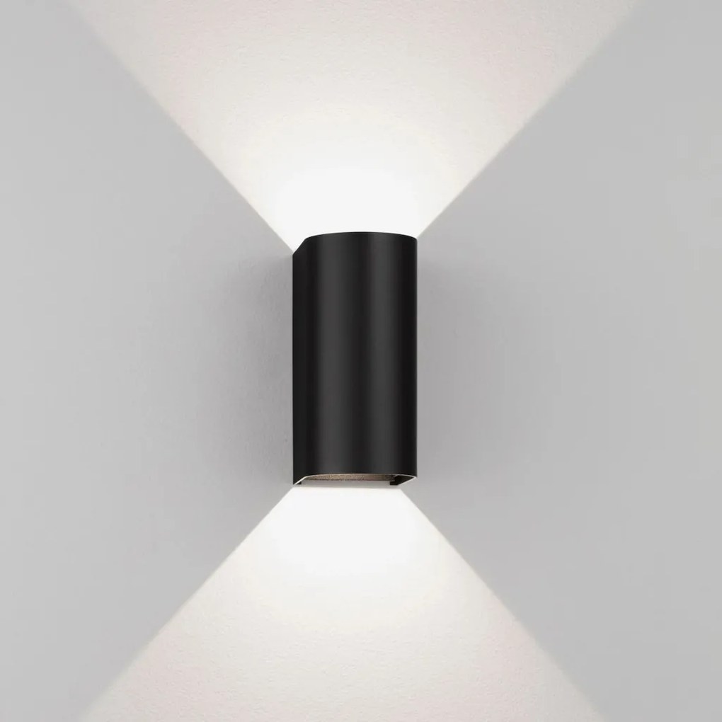 Aplica LED exterior iluminat arhitectural IP65 REMY negru