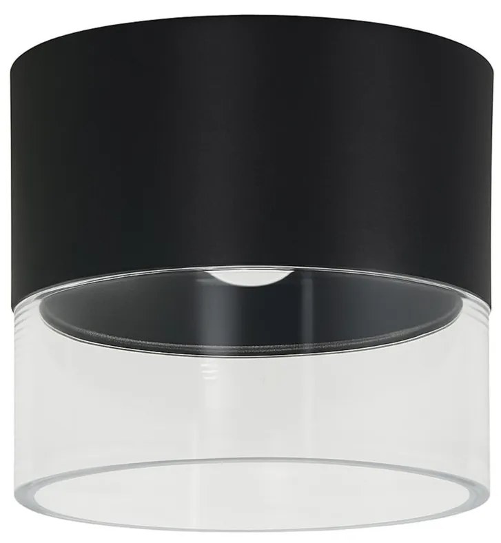 Spot aplicat negru LED LIMAN 6W CCT