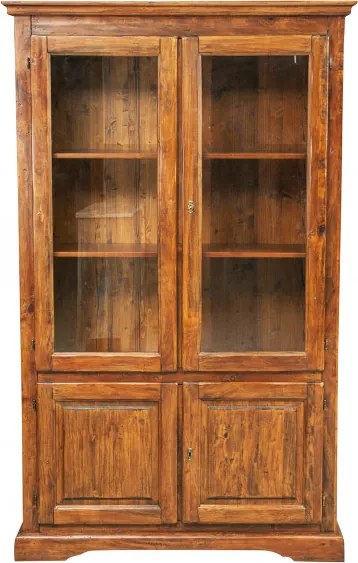 Vitrina L120 37 H197 cm, lemn masiv