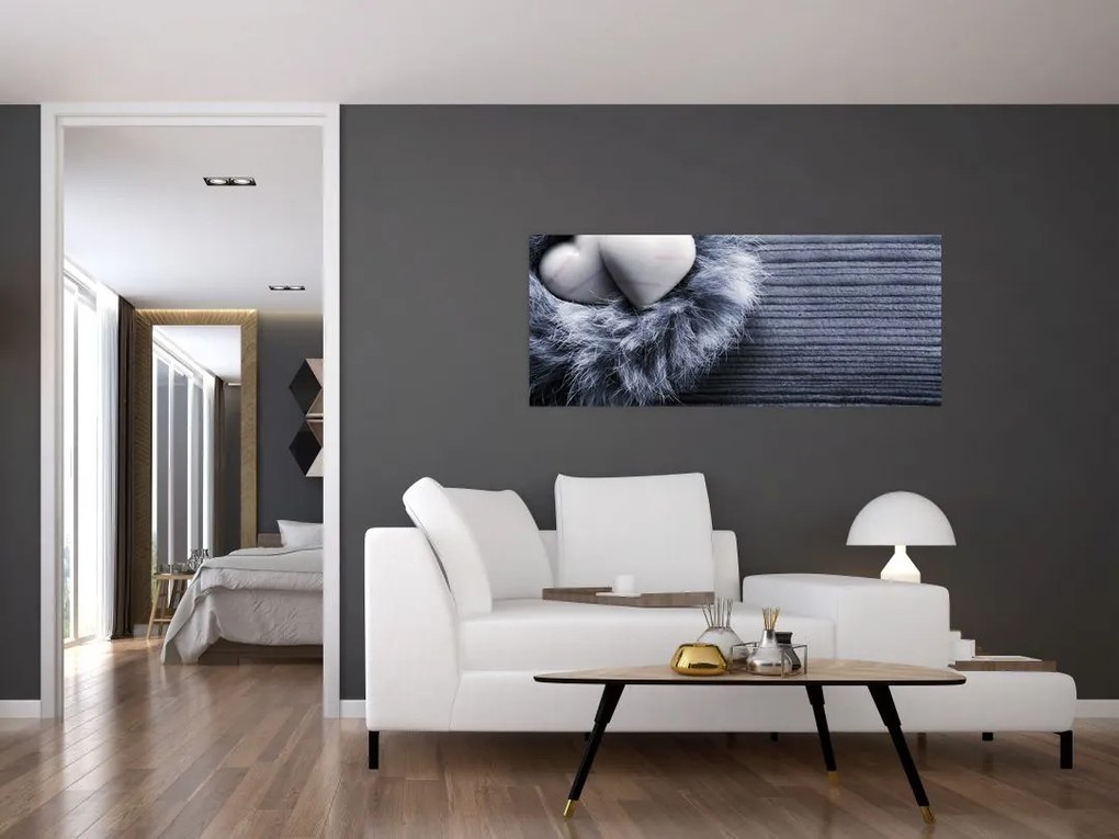 Tablou - Cuibul dragostei (120x50 cm)