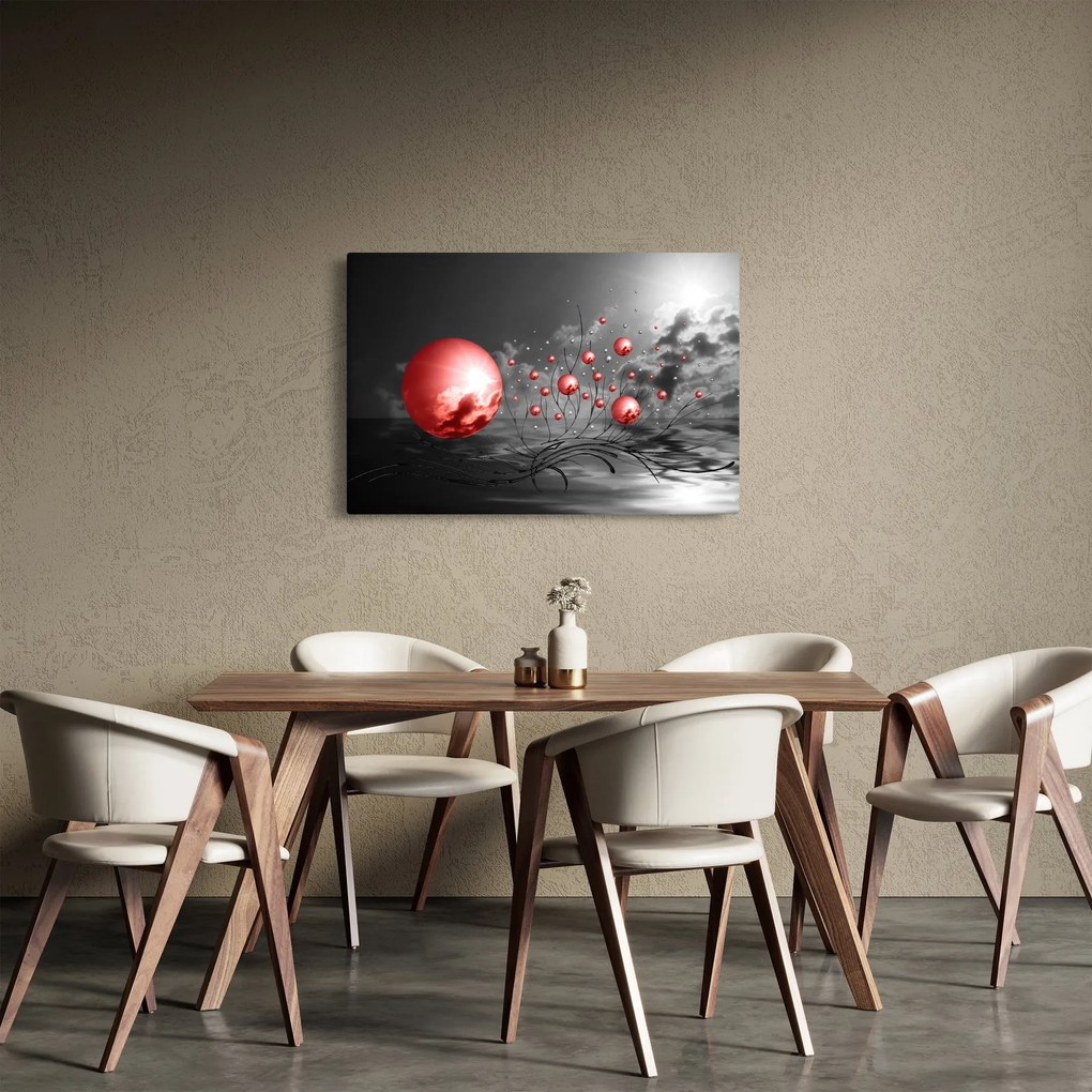 Tabloul bilelor roșii (90x60 cm)
